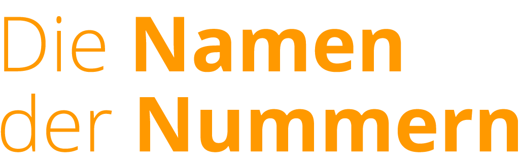 Die Namen der Nummern