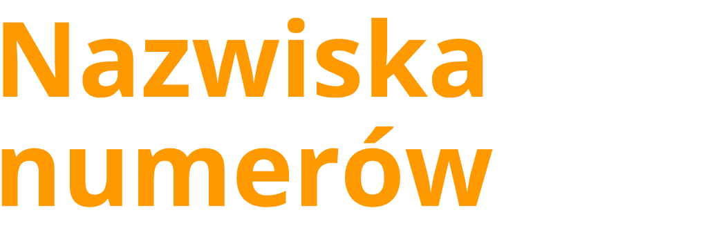 Die Namen der Nummern