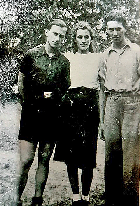 Frischler mit Frau und Bruder